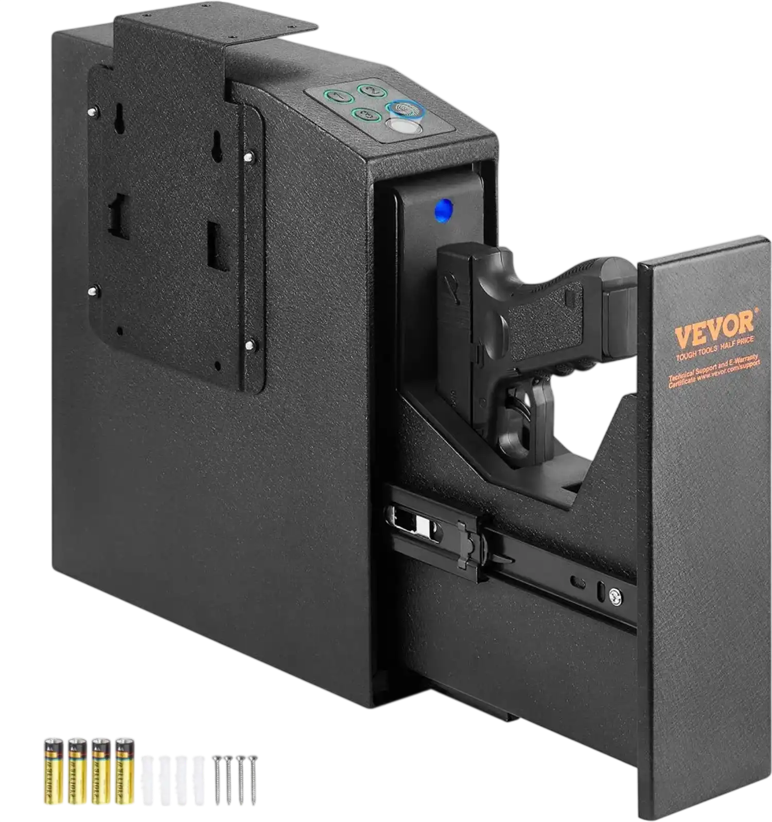 Vevor Gun Safe Mounted Biometric Handgun Safe New