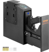 VEVOR Mounted Gun Safe for Pistols, Biometric Gun Safe with Three Quick Access Ways of Fingerprints, Passwords and Keys, Handgun Safe for 1 Pistol for Home, Bedside, Nightstand, Wall