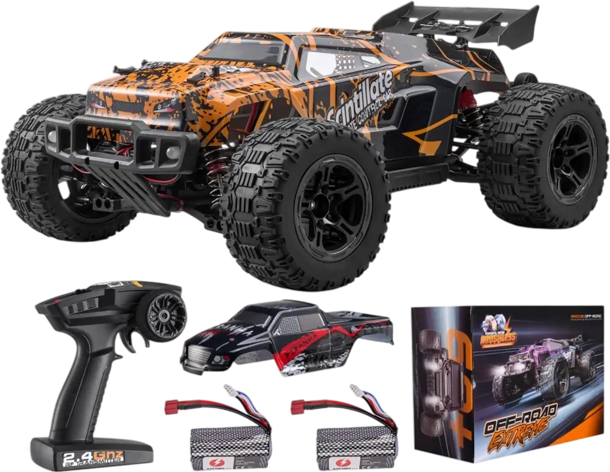 Vevor Remote Control Car 1:10 Scale 4WD Off-Road Truck for Kids New