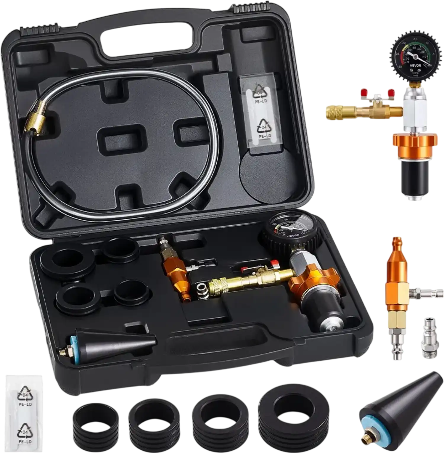 Vevor Radiator Vacuum Refill Kit Cooling System Vacuum & Fill Tool New