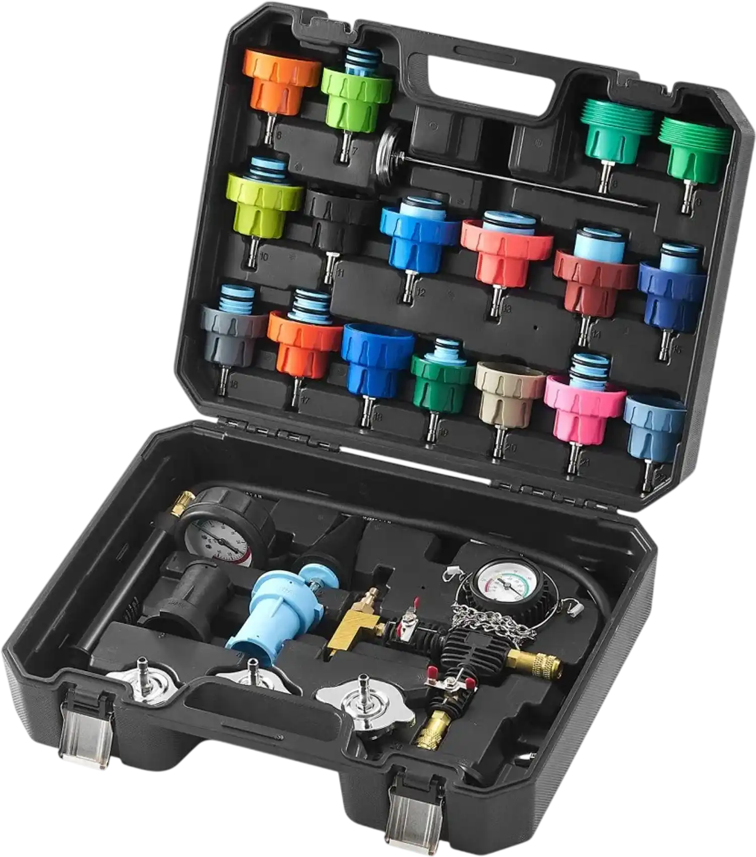 Vevor Radiator Pressure Tester Kit Coolant Vacuum Refill Tool 28-Piece New