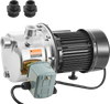 VEVOR 3/4HP SUS304 Stainless Steel Shallow Well Jet Pump, 115 Volt, 18.5 GPM 131 FT Maximum Head Irrigation Water Pump, for Agricultural Garden Irrigation System High-Rise Water Supply Shower Booster
