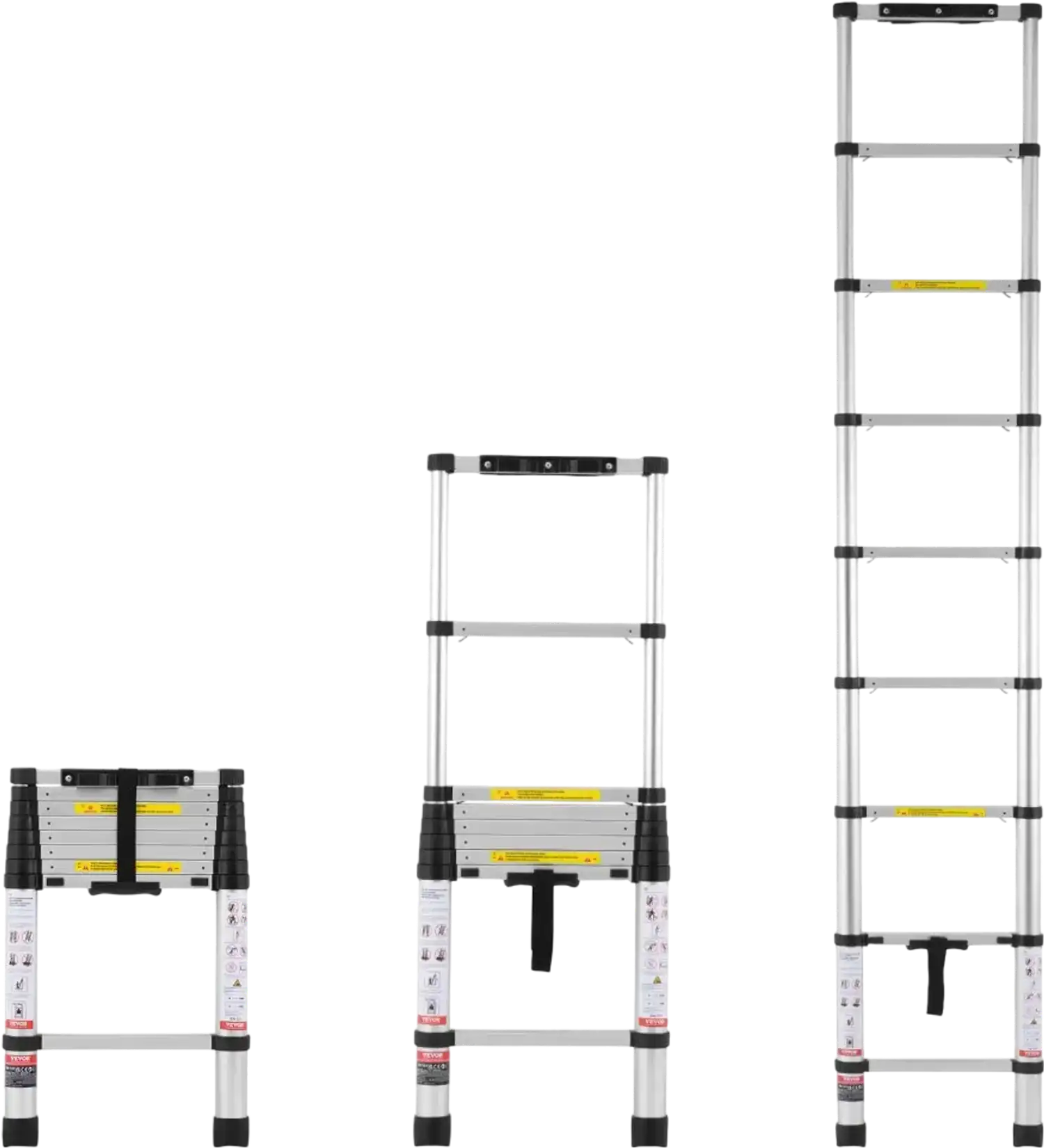 Vevor Telescoping Ladder 8.5' Aluminum Extension Ladder New