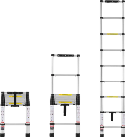 Vevor Telescoping Ladder 8.5' Aluminum Extension Ladder New