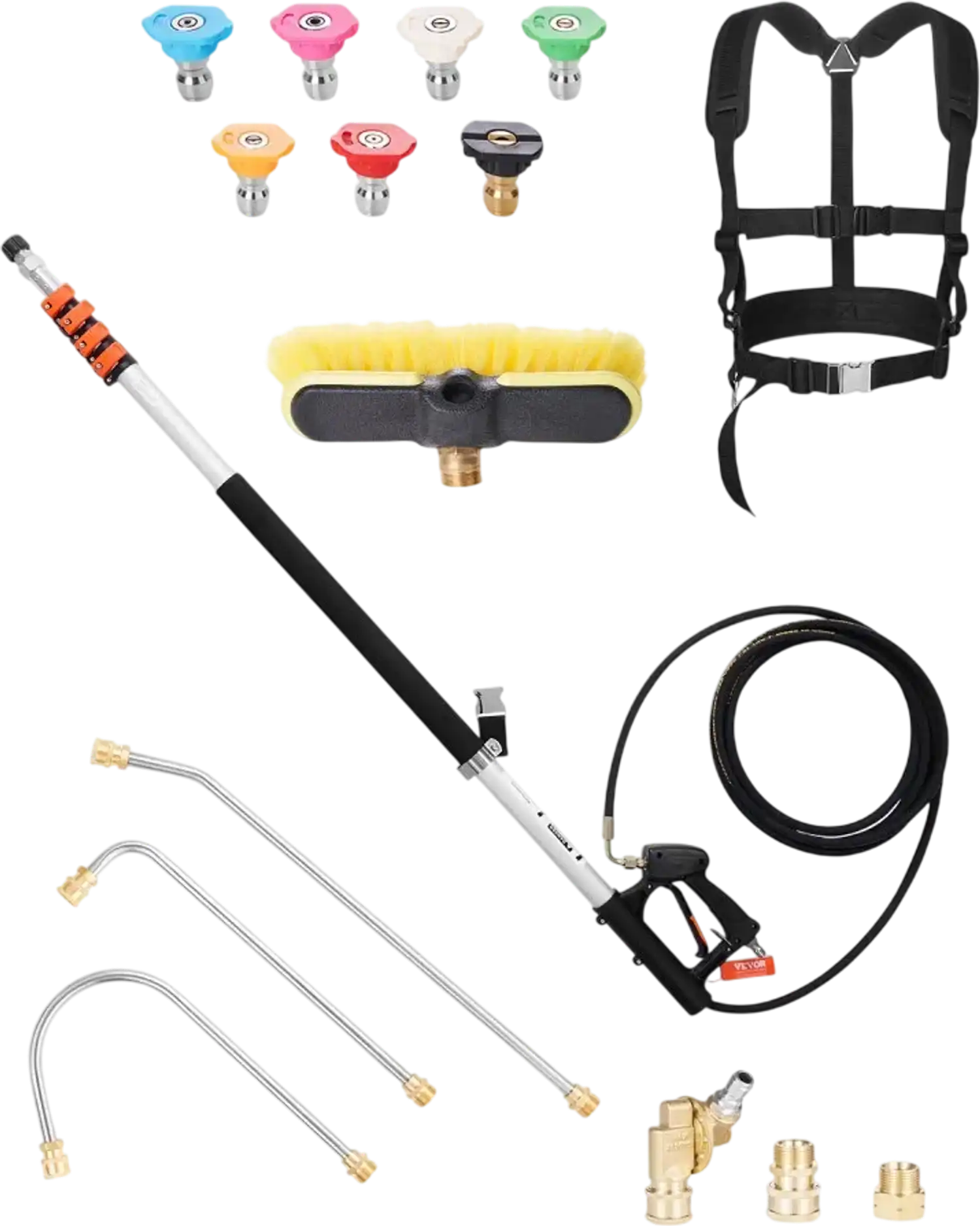 Vevor Pressure Washer Wand 24' 4000 PSI Telescoping Spray Wand New
