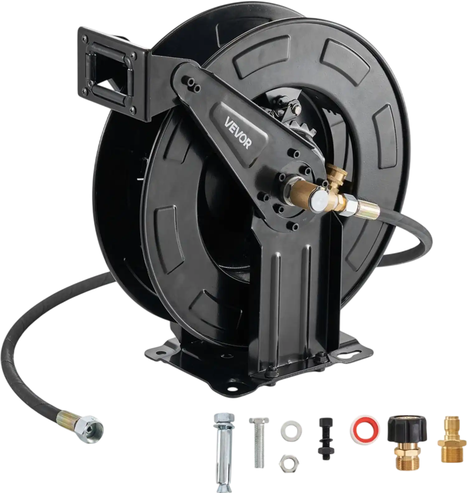Vevor Pressure Washer Hose Reel Retractable 50' x 3/8