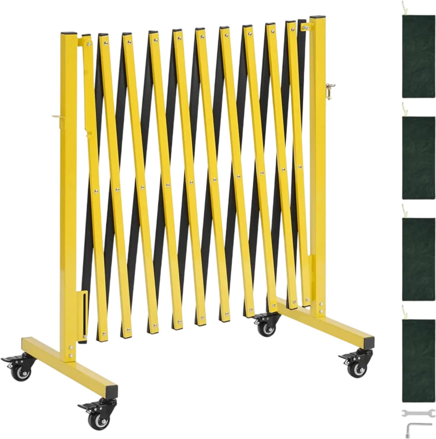 Vevor Expandable Barricade 13' Mobile Safety Barrier New