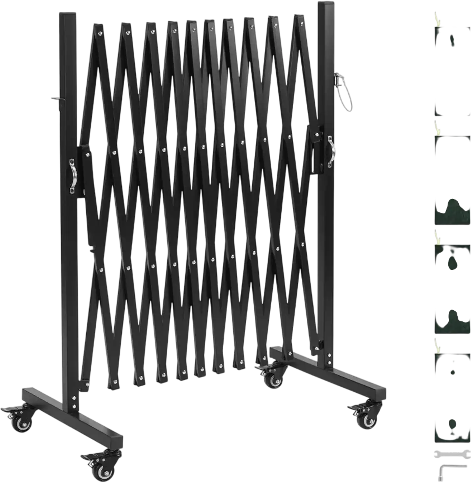 Vevor Expandable Barricade 11' Mobile Safety Barrier New