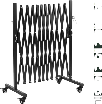 Vevor Expandable Barricade 11' Mobile Safety Barrier New