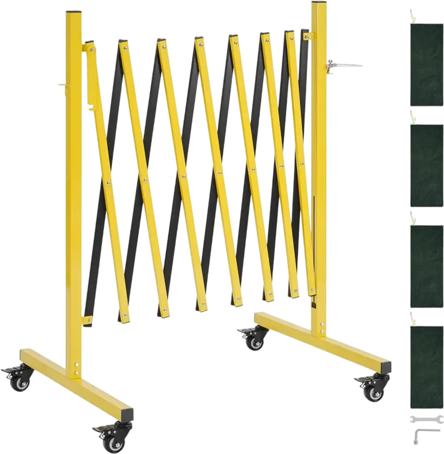 Vevor Expandable Barricade 12' Mobile Safety Barrier New