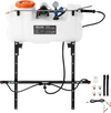 VEVOR ATV Spot Sprayer 15.9 Gal/60L 12V Pump ATV/UTV Broadcast Sprayer, for Garden Farm, 1.9 GPM Flow Rate, Adjustable 0-72 PSI, Weed Spray with Brass Nozzle, Boom, Water Tank, 20 ft Hose, White
