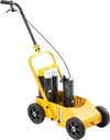 VEVOR Striping Line Marking Machine, 24 x 13 x 35.4 in, 4-Wheel, Heavy Duty Striping Line Marking Machine, Striping Line Machine with Adjustable Width, for Roads, Parking Lots, Sports Field, Yellow