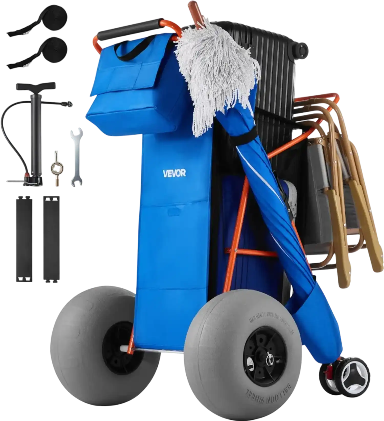 Vevor Beach Cart Folding Wagon with 12