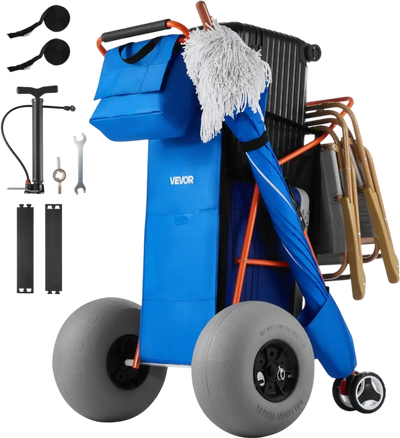 Vevor Beach Cart Folding Wagon with 12