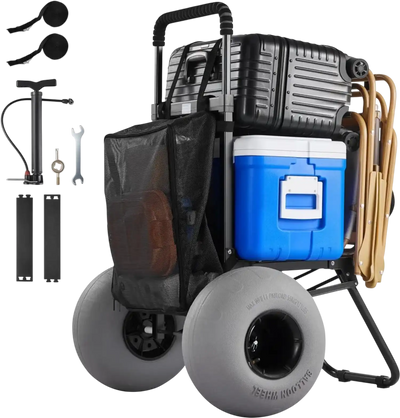 VEVOR Beach Dolly with Big Wheels for Sand, 18
