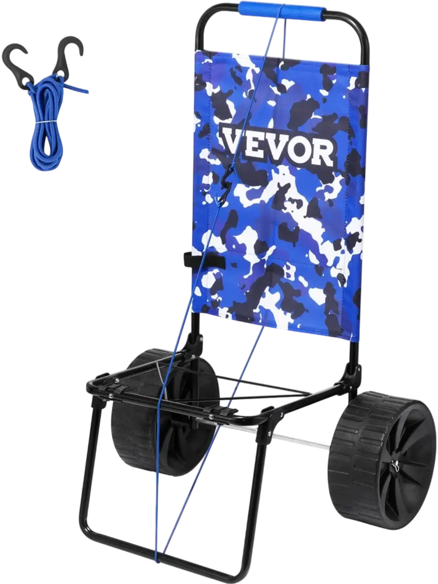 Vevor Beach Cart Folding Dolly with Big Wheels for Sand New