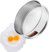 VEVOR Flour Sieve Fine Mesh, 10 Mesh Flour Sifter, 304 Stainless Steel Fine Mesh Sifter Food-grade, Dia. 12.6" Fine Mesh Strainers for Baking, 5 Sizes Mesh hole for Mungbean, Rice, Flour, Pearl Powder