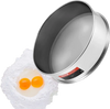 VEVOR Flour Sieve Fine Mesh, 80 Mesh Flour Sifter, 304 Stainless Steel Fine Mesh Sifter Food-grade, Dia. 12.6" Fine Mesh Strainers for Baking, 5 Sizes Mesh hole for Mungbean, Rice, Flour, Pearl Powder