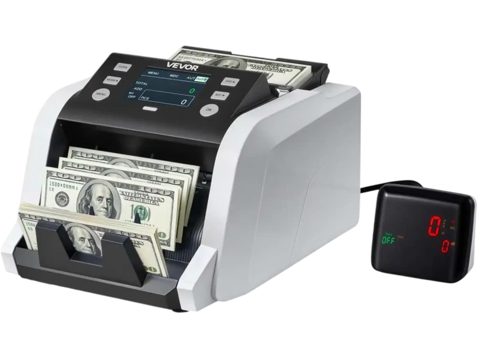 Vevor Money Counter Mixed Denomination Cash Counting Machine New