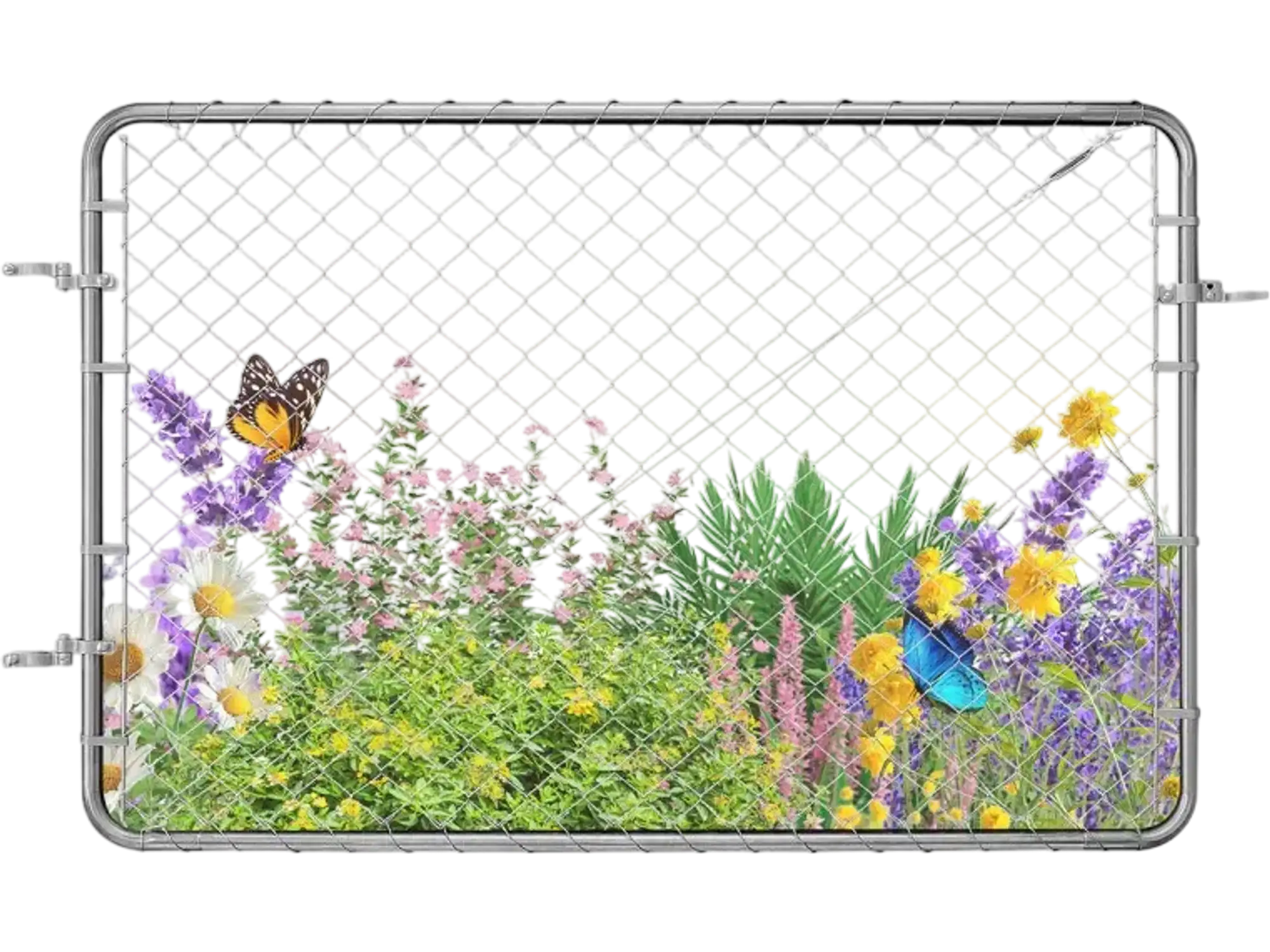 Vevor Chain Link Fence Gate Adjustable 72