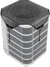 VEVOR Air Conditioner Cover for Outside Units, 32 x 32 inch Central AC Cover for Air Conditioning Unit, Top Universal Mesh Defender Tear-Resistant Easy Install for Outdoor Outside All Seasons, Black
