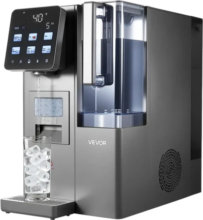 Vevor Ice Maker Water Filter Dispenser 4-in-1 Countertop Hot & Cold Water Purifier New