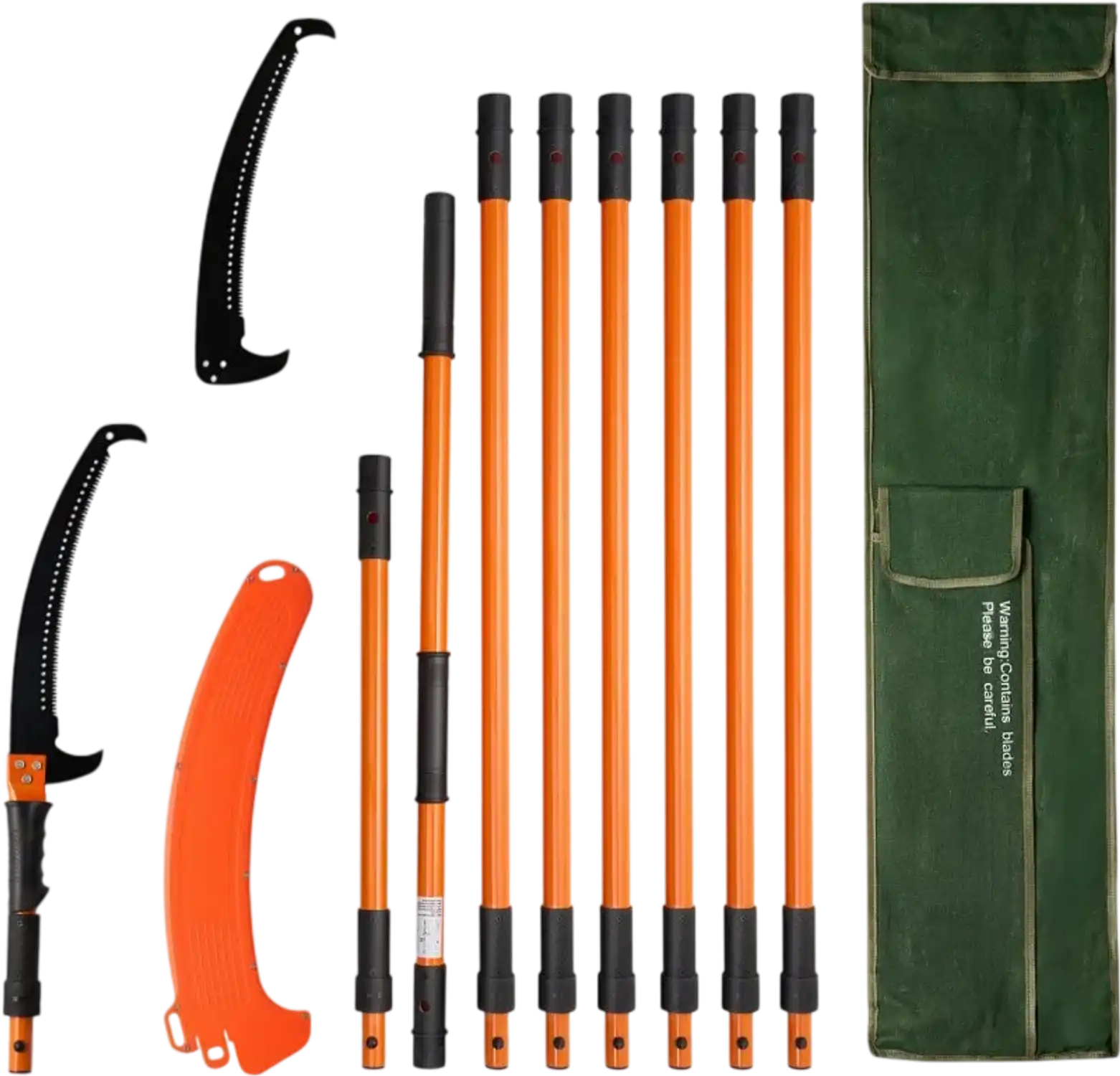 Vevor Pole Saw Extendable Manual Tree Pruner 4.46'-26.4' New