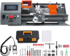 VEVOR Metal Lathe 8"x16" 1100W Benchtop CNC Metal Lathe Touchscreen Control, for Fully Automatic Metalworking Turning, Quick-Change Tool Post, Electronic Leadscrew Drive, Variable Speed 2500 RPM Max