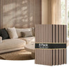 VEVOR Wood Wall Panels, 47.2 x 23.6 inches, Acoustic Slat Panels, Walnut, Sound Absorbing for Living Rooms, Bedrooms, Offices, Studios, Interior Wall Decor, MDF & PET Construction, Screw Kit, 6-Pack