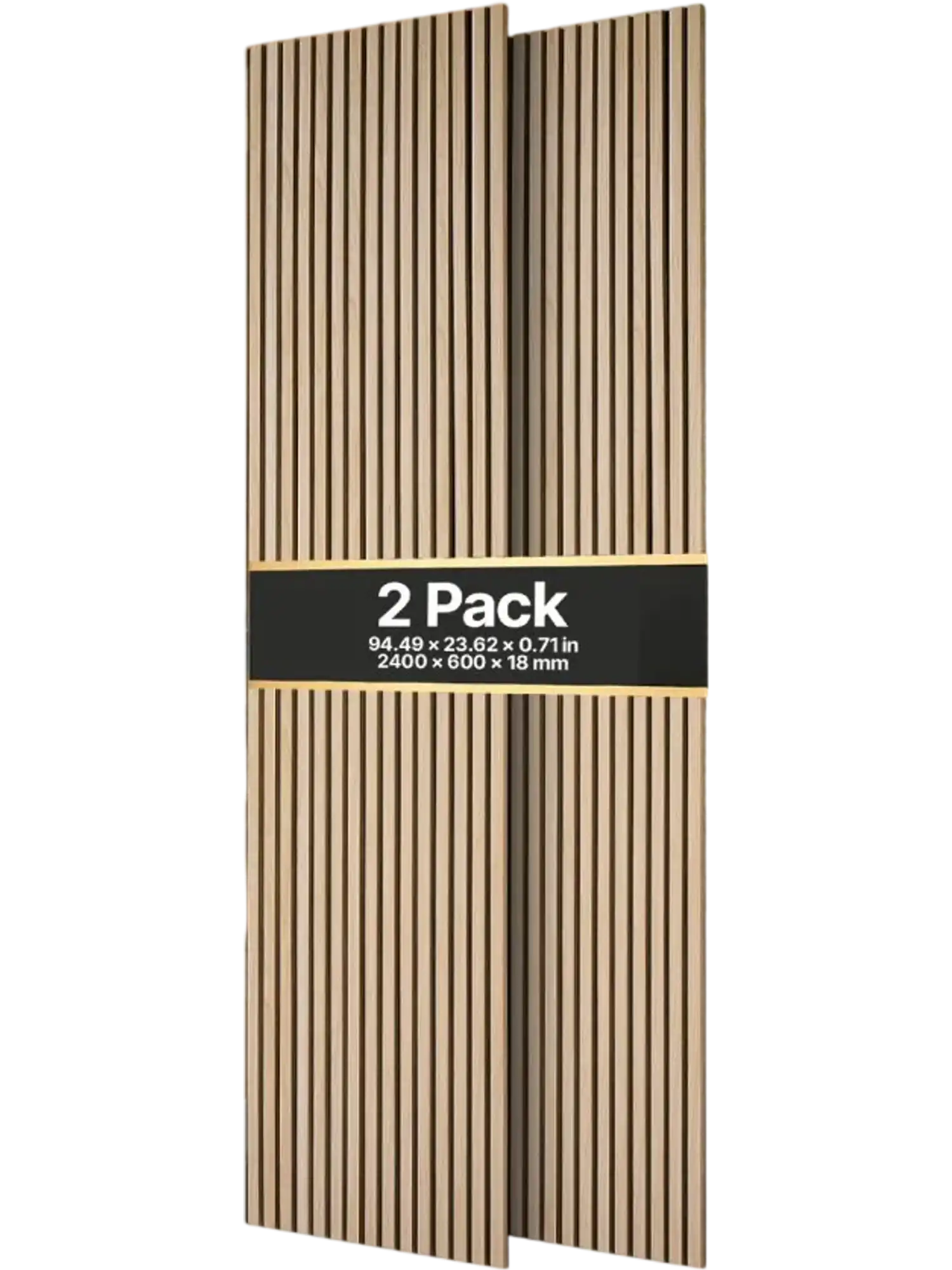 Vevor Acoustic Slat Wall Panels Oak Finish 94.5