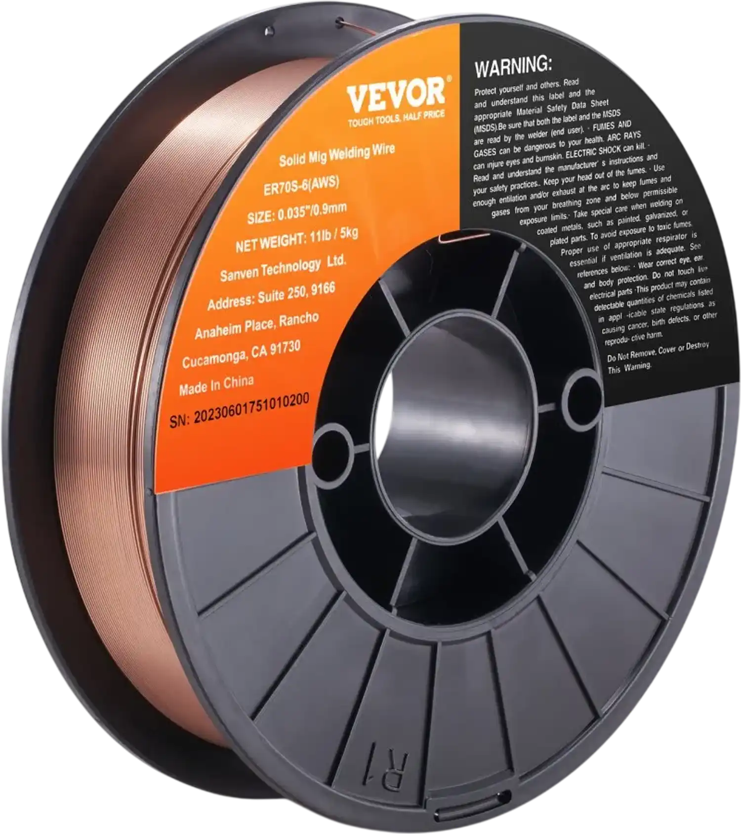 Vevor MIG Welding Wire ER70S-6 0.035