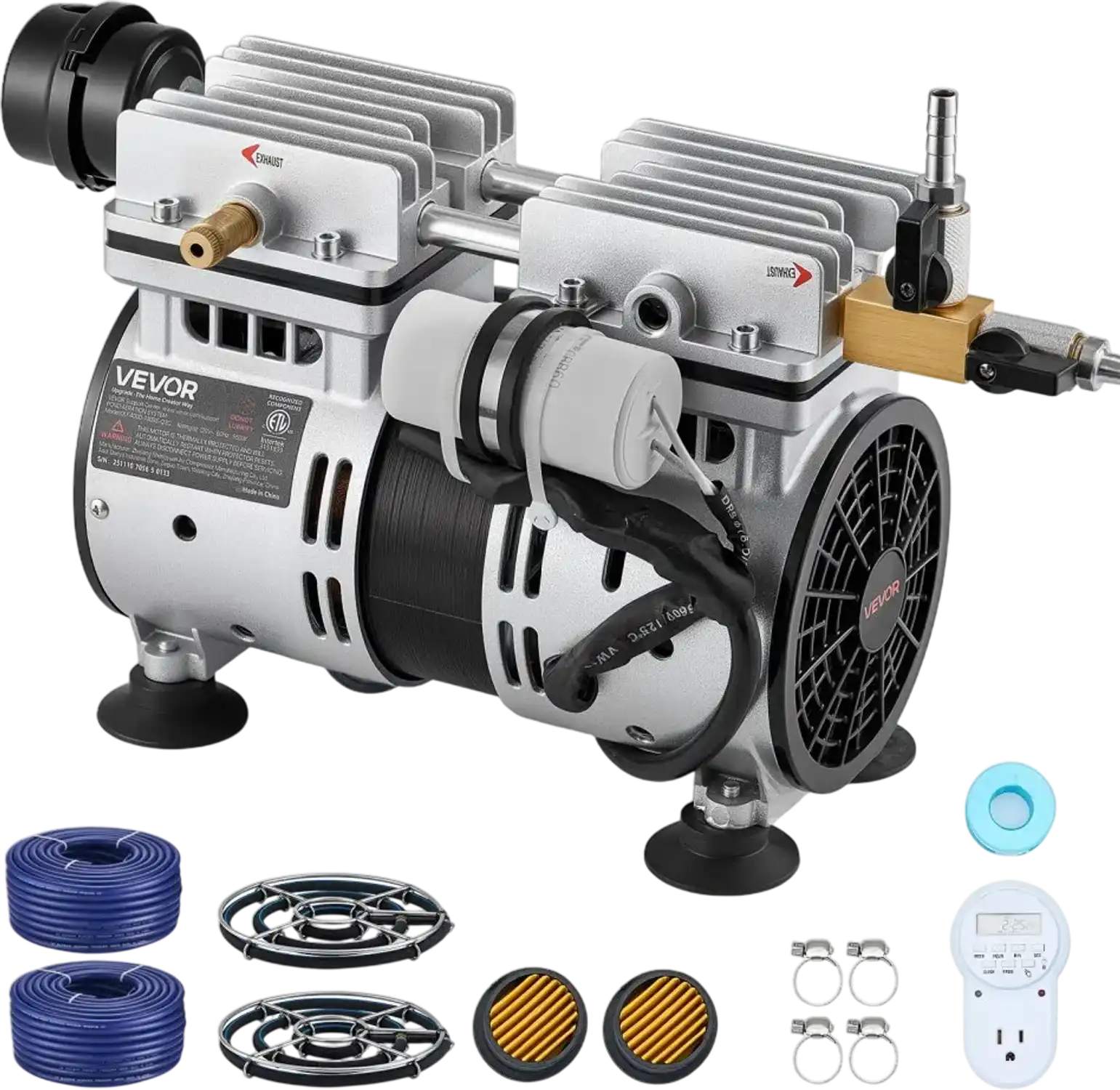 Vevor Pond Aerator 5.2 CFM 3/4 HP 3-Acre Water Aeration System New