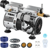 VEVOR Pond Aerators, 5.2CFM Aeration System for Lake up to 3 Acres, 3/4 HP Air Compressor, 2 Diffusesr & Two100' Weighted Tubings, Aeration Pump for Outdoor Ponds & Lakes Deep Water Oxygen Circulation
