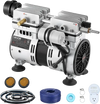 VEVOR Pond Aerators, 5.2CFM Aeration System for Lake up to 3 Acres, 3/4 HP Air Compressor, 1 Diffuser & 100' Weighted Tubings, Aeration Pump for Outdoor Ponds & Lakes Deep Water Oxygen Circulation