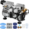 VEVOR Pond Aerators, 5.2CFM Aeration System for Lakes up to 3 Acres, 3/4 HP Air Compressor, 2 Diffusers & Two 100' Weighted Tubings, Outdoor Pond Aeration Pump for Deep Water Oxygen Circulation