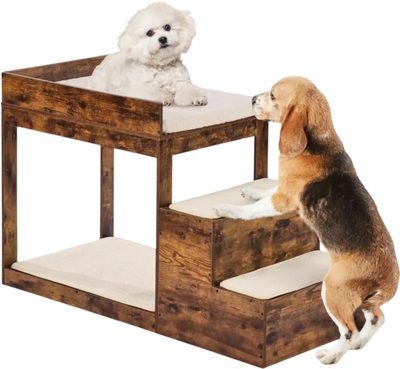 Vevor Pet Bunk Bed Window Perch with Stairs for Dogs and Cats New