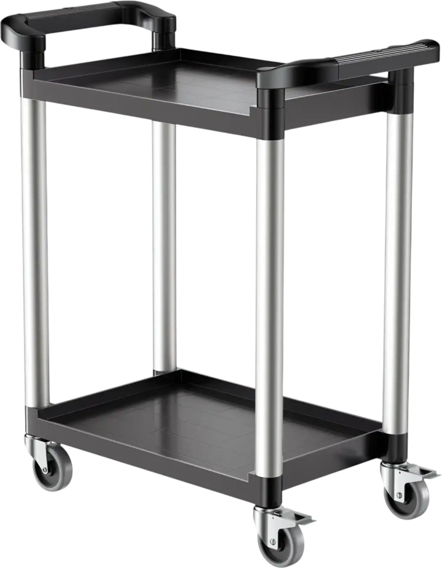 Vevor Utility Cart 2-Tier 300 lbs Rolling Service Cart New