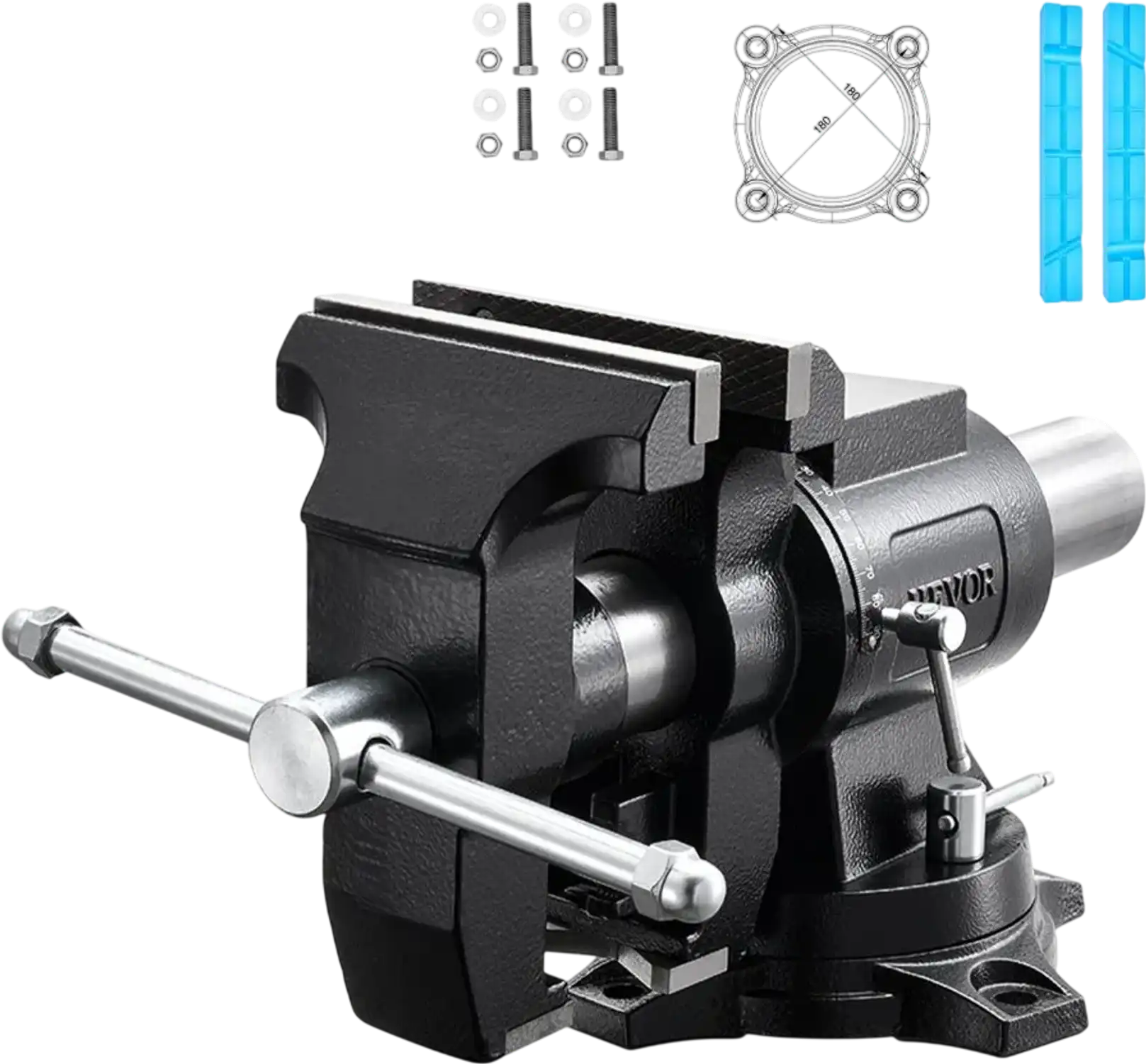Vevor Bench Vise Heavy Duty 5.5