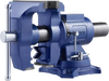 VEVOR Heavy Duty Bench Vise, 6-1/2" Jaw Width, 5" Max Jaw Opening Multi-Purpose Ductile Iron Bench Vise with Anvil, 360° Swivel Base Head, 3" Throat, 5620 lbs Clamp Force, for Pipe Repairing Metalworking