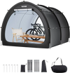 VEVOR Bike Storage Tent, 5+ Bikes, Outdoor Spacious Bike Storage Tent with Ventilated Window, Waterproof Fan-Shaped Bike Tent with High Strength Fiberglass & Dual Zippers, Fit for Bicycle