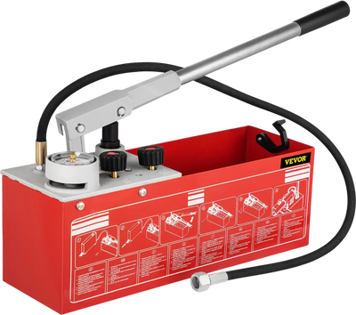 Vevor Pressure Test Pump Hydrostatic 25 bar 3.2 Gallon Manual Water Tester New