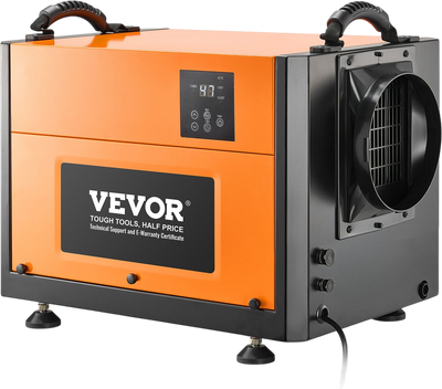 Vevor Commercial Dehumidifier 1300 Sq. Ft. 125 Pints Auto Defrost with Drain Hose New