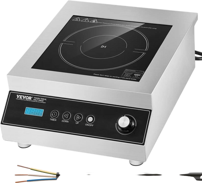 Vevor Induction Cooktop Portable Commercial 5000W Countertop Burner New