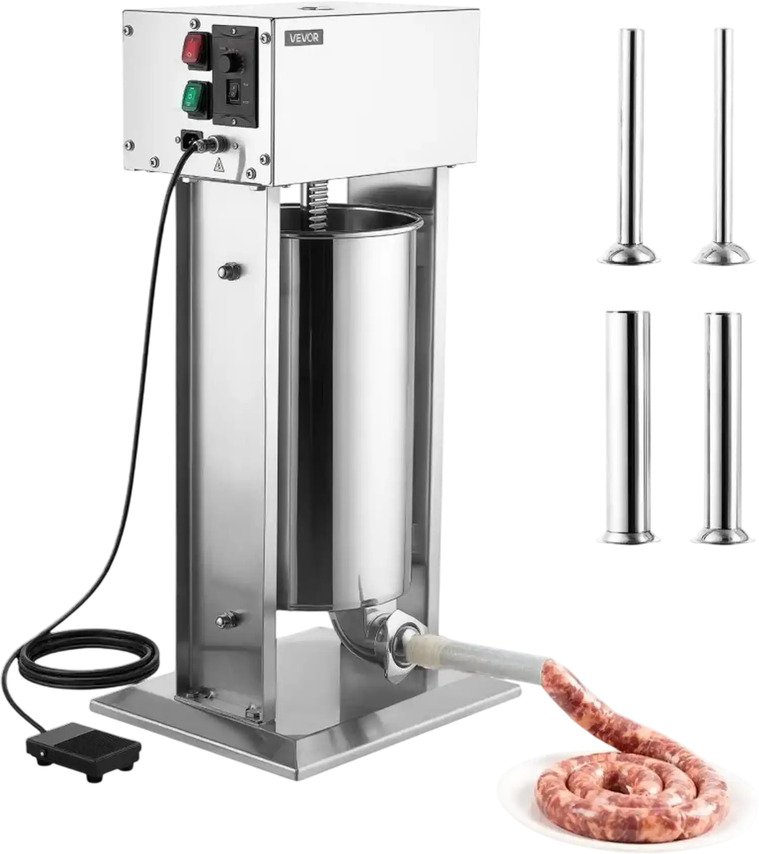 Vevor Sausage Stuffer Electric 33 lbs Vertical Stainless Steel New