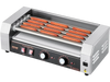 VEVOR Hot Dog Roller, 12 Hot Dog 5 Rollers, Stainless Steel Sausage Grill Cooker, 750W Hot Dog Machine with Dual Temp Control, Removable Oil Drip Tray, for Party Home Commercial
