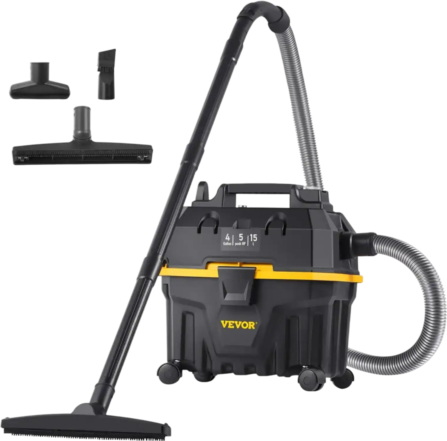 Vevor Shop Vacuum 4 Gallon 5 Peak HP Wet Dry Vac with Blower Function New