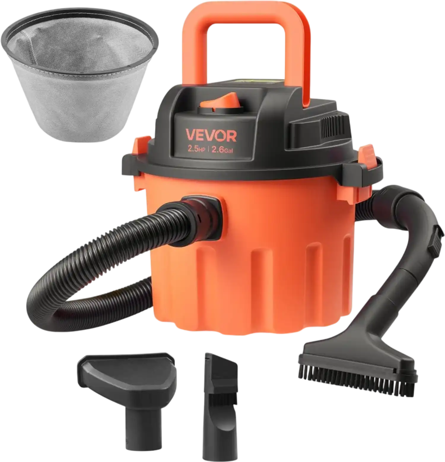 Vevor Shop Vacuum 2.6 Gallon Portable Dry Vac New