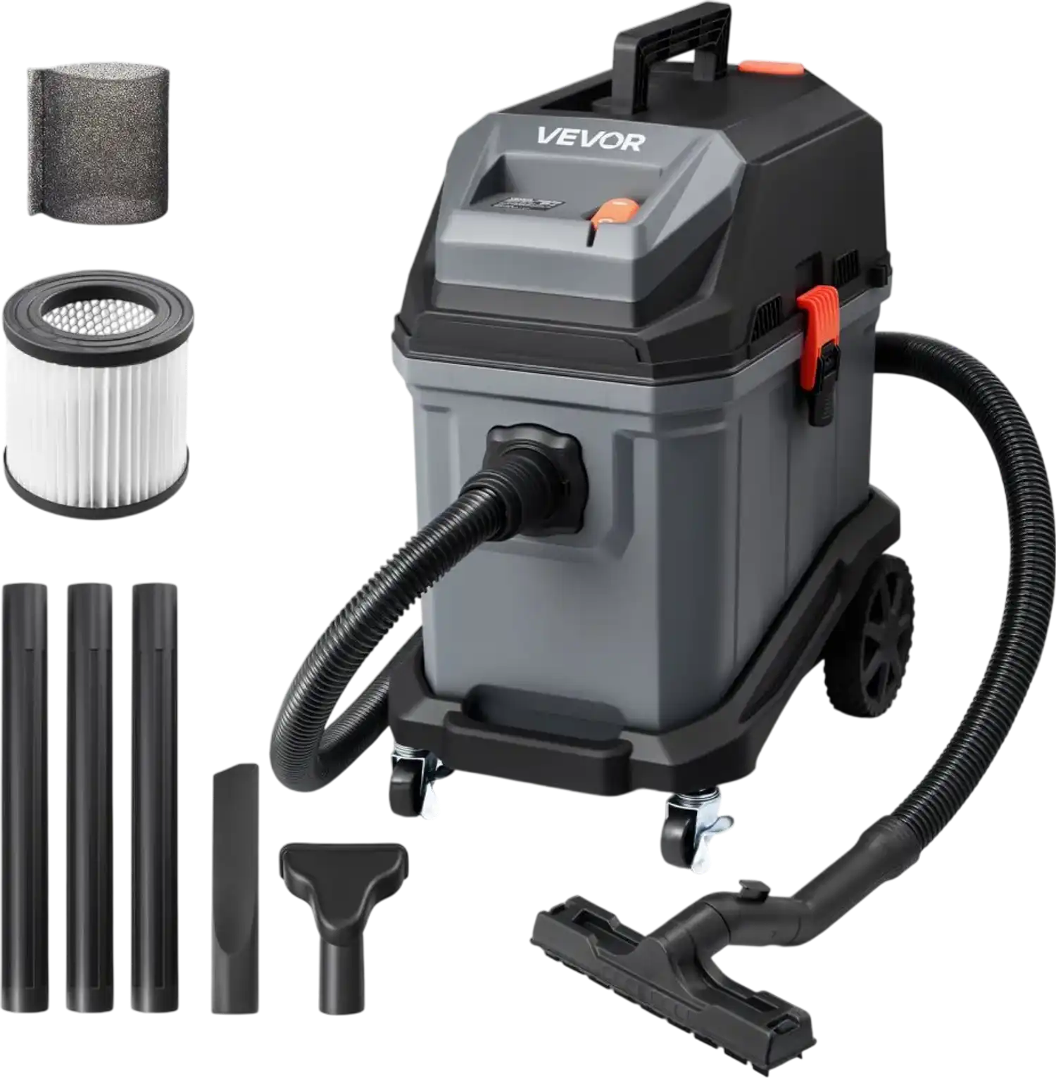 Vevor Shop Vacuum 11 Gal Wet/Dry Portable Auto-Clean 5.5 HP New