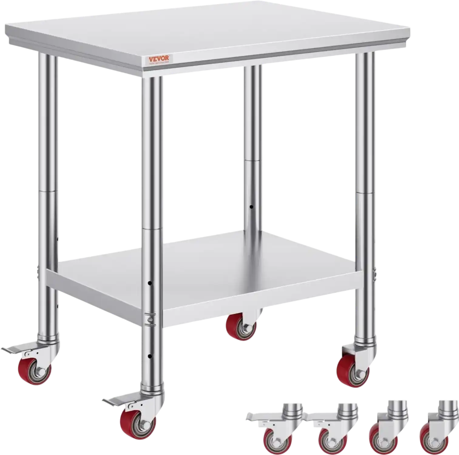 Vevor Work Table Stainless Steel 30 x 24 x 33
