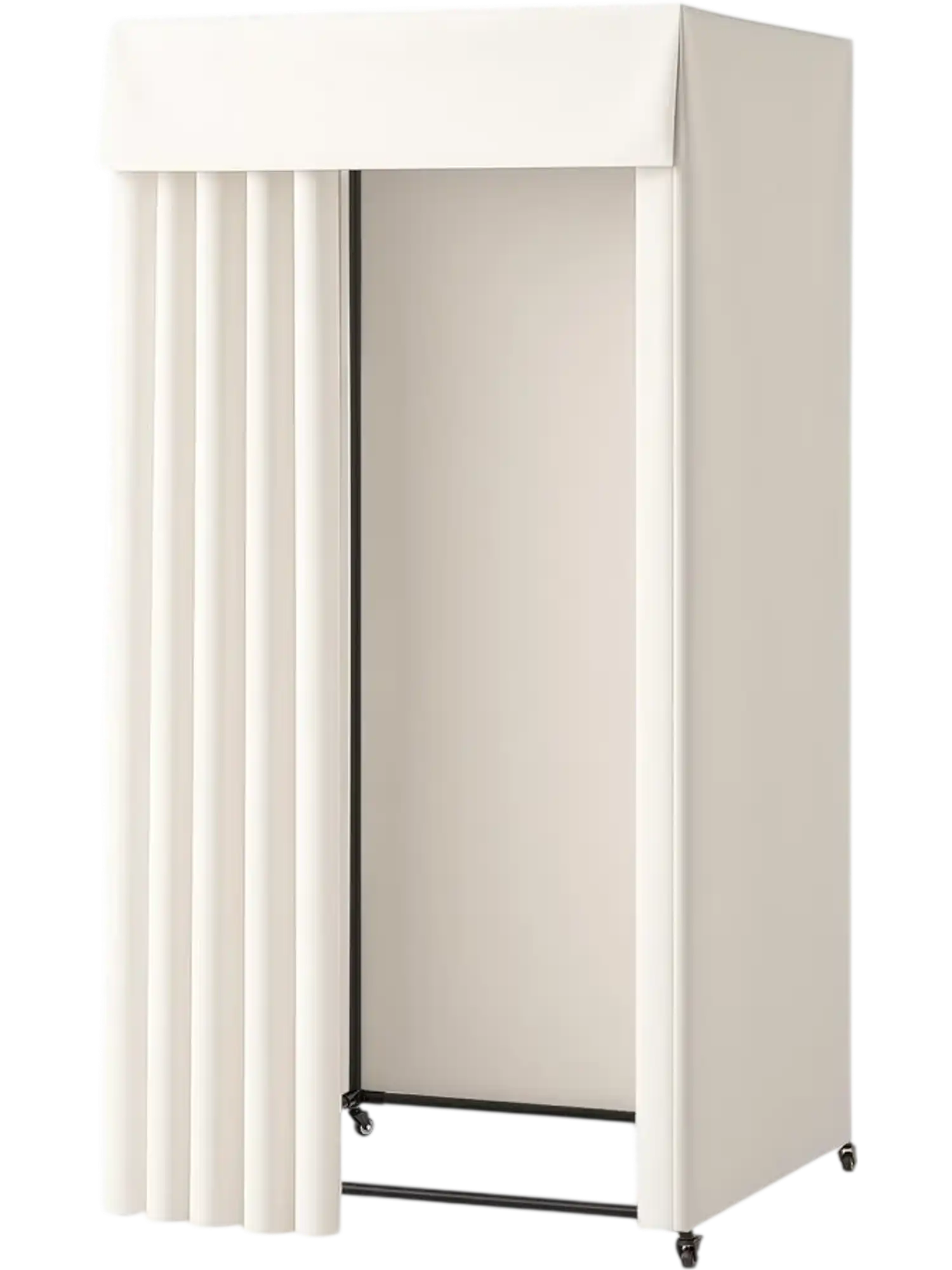 Vevor Fitting Room Portable Moveable Dressing Room with Thick Curtains 39